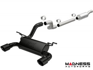Jeep Wrangler JL 2.0L Performance Exhaust by Magnaflow - Dual Split Rear Exit - Black Coated Tip - Cat-Back Jeep Wrangler JL 2.0L Performance Exhaust by Magnaflow - Dual Split Rear Exit - Black Coated Tip - Cat-Back